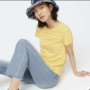New J. Crew Women Painter Shrunken T Shirt